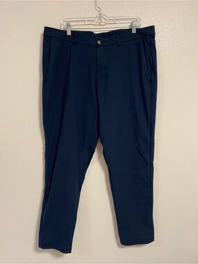 Lululemon Pants Men's Size 40 Navy Commission Slim Casual Dress Pants LM5975S